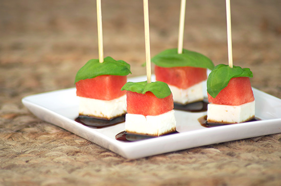 Watermelon Feta Sticks