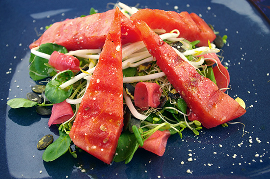 Grilled Watermelon Salad